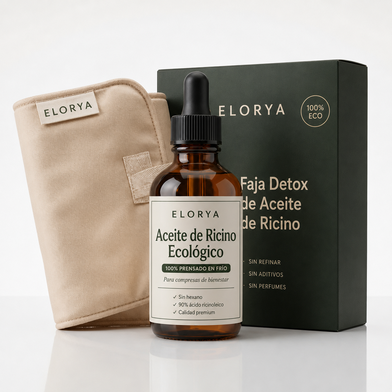 ELORYA™ Faja Detox de Ricino