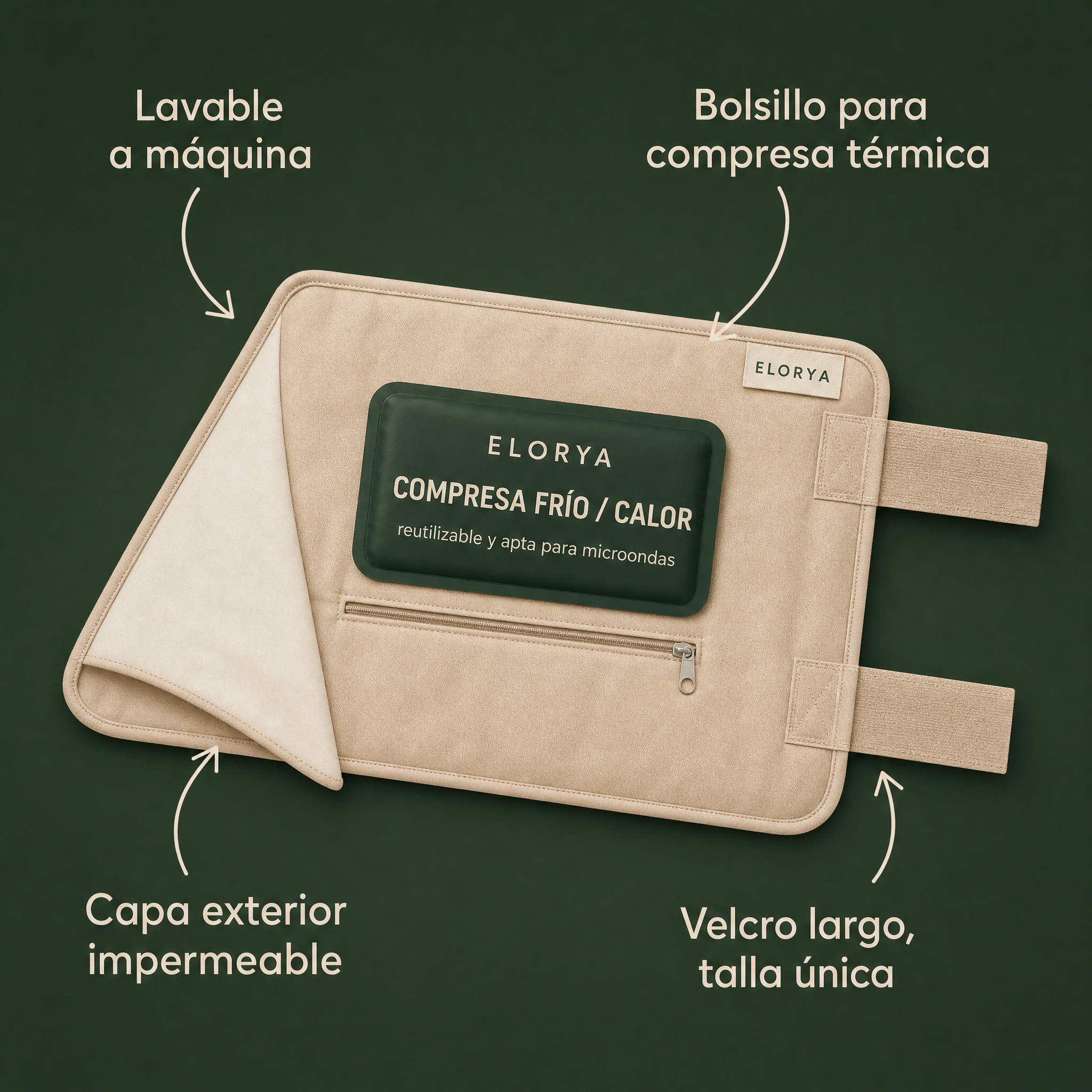 ELORYA™ Faja Detox de Ricino