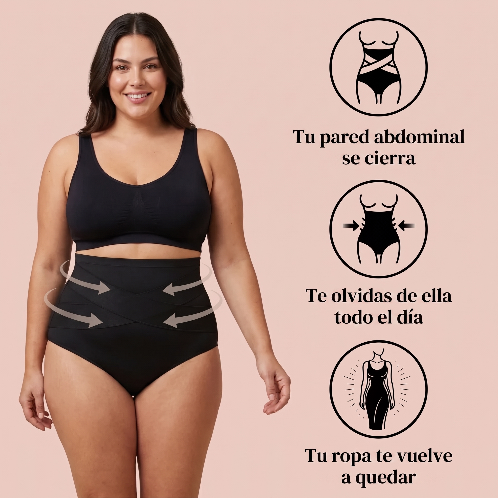 Braguita Moldeadora Post-Parto — Compresión 360°
